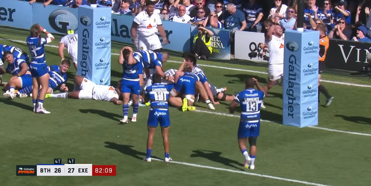 Brian O'Driscoll vs Bath sobre el arbitraje final loco: "Es una tontería no intentar descender. Ten paciencia si cometes un error"