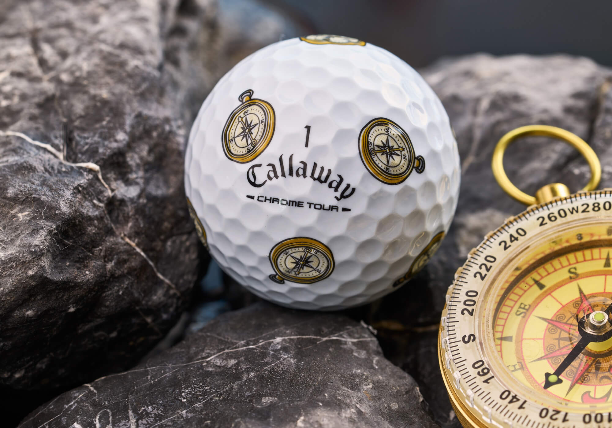 Brújula de pelotas de golf Callaway Chrome Tour Master para junio
