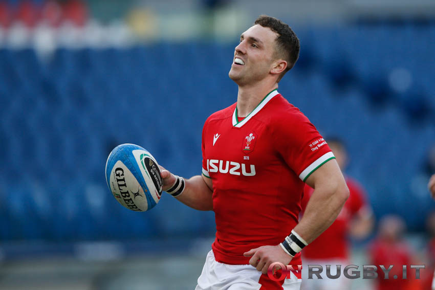 El último baile de George North: el último partido de los bárbaros contra Gales