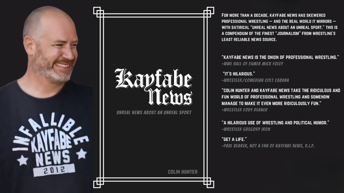 Kayfabe News creator Colin Hunter reveals how a site built for two readers became wrestling