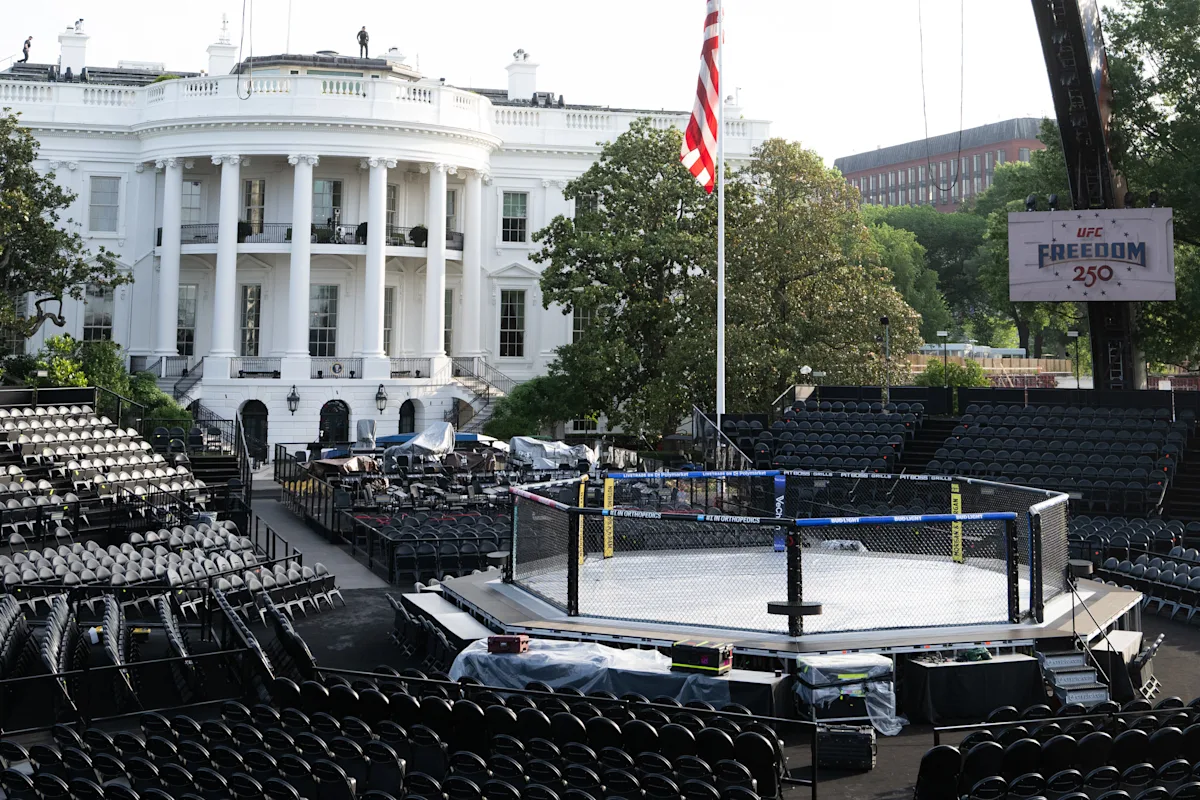 Juego en casa del Servicio Secreto: ¿Cómo es la seguridad en UFC Freedom 250 en el césped de la Casa Blanca?