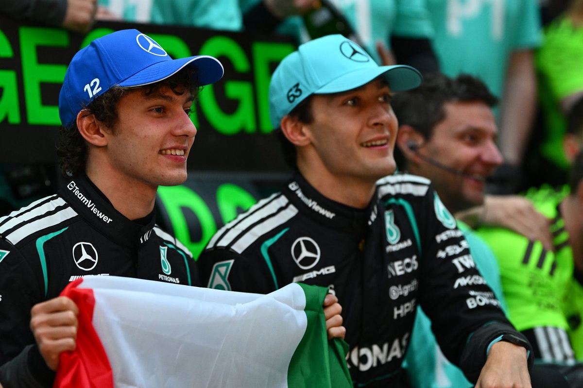Mercedes derriba las especulaciones de favoritismo entre Russell y Antonelli