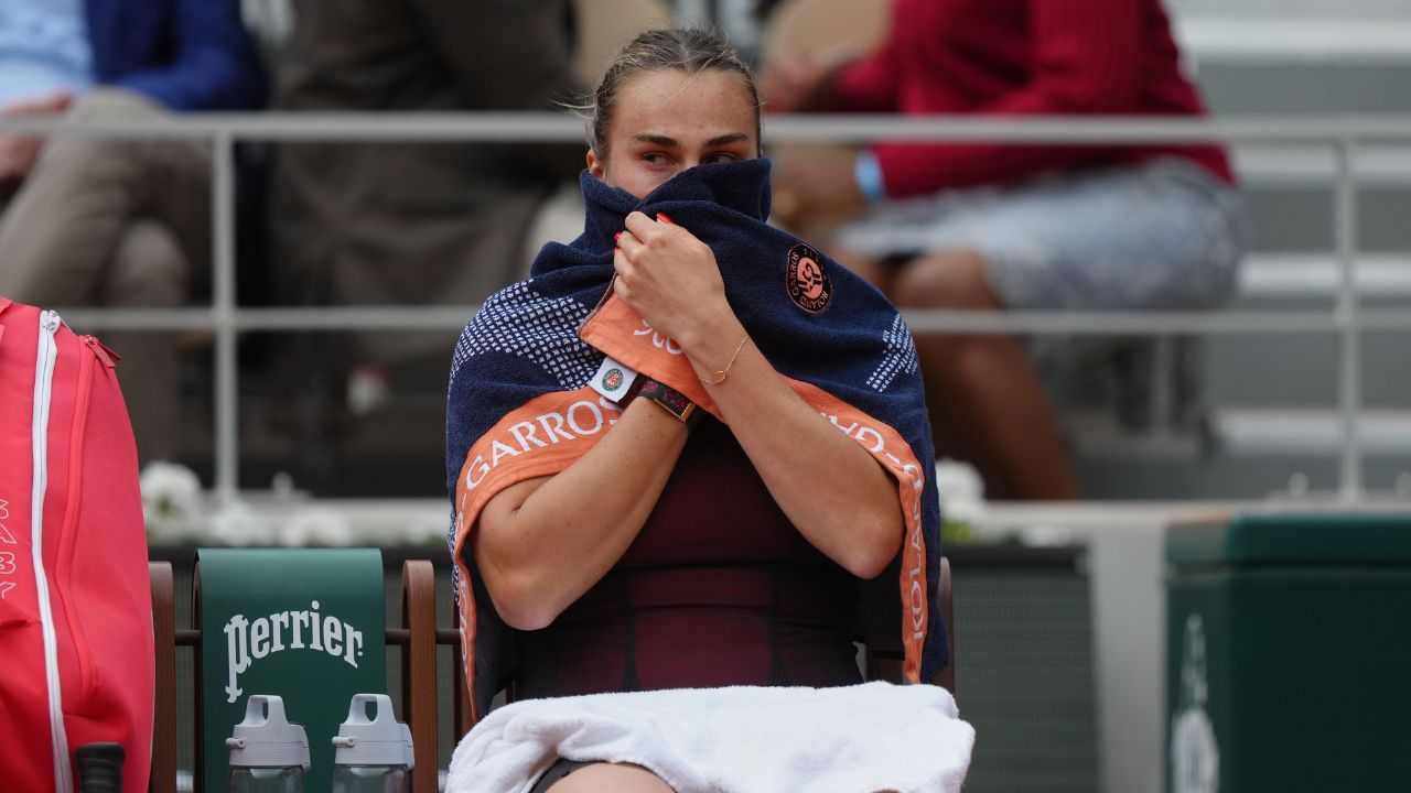 Sabalenka pierde en cuartos de final del Abierto de Francia: “Sólo quiero dejar el tenis ahora”